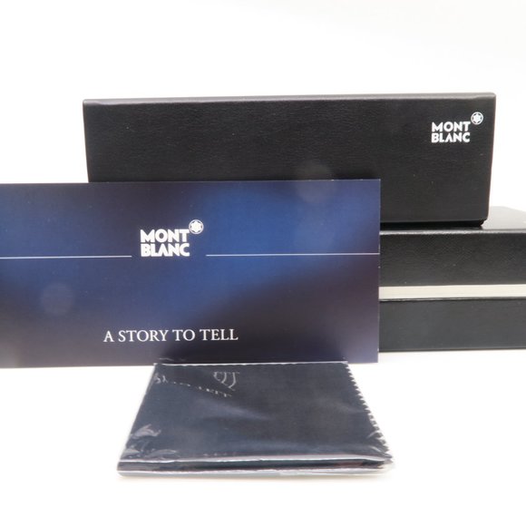 Mont Blanc MB 01825 004 59mm Silver/Blue Carbon Fiber New Men's Sunglasses - Picture 9 of 9